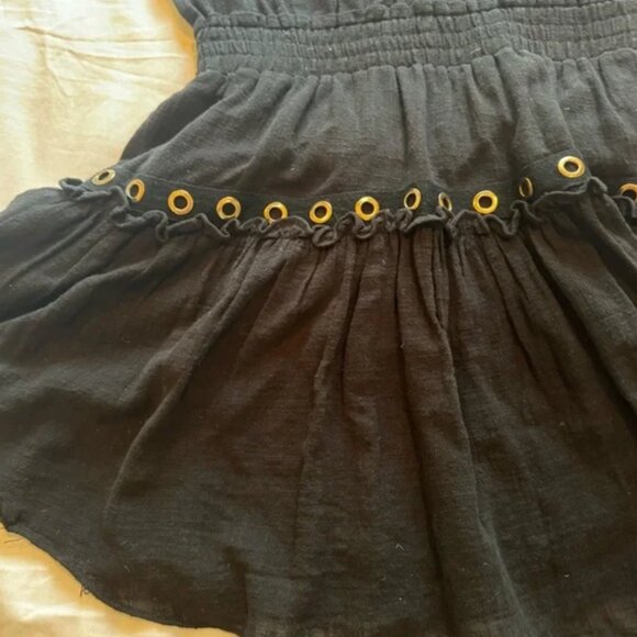 Misa Millie Mini Dress black with grommet detailing - Picture 12 of 12